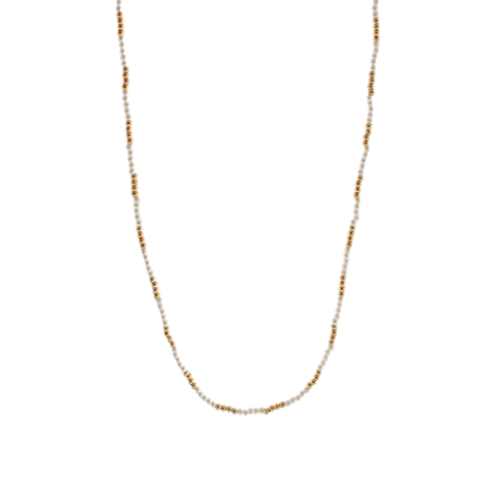 Pearl CCB Beaded Choker