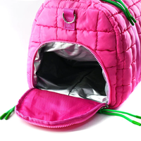Quilted Puffer Bag | Bubble Gum