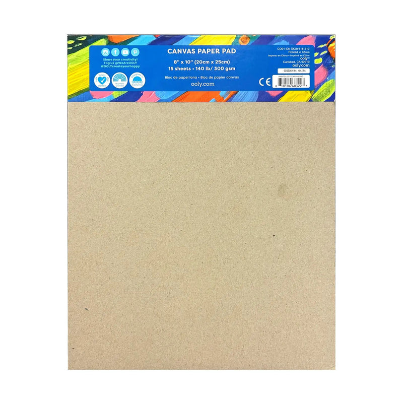 Canvas Paper Pad (8" x 10";15 Sheets)