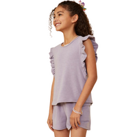 Balloon Ruffle Knit Tank