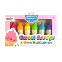 Sweet Scoops: Neon Highlighters - Strawberry Scent