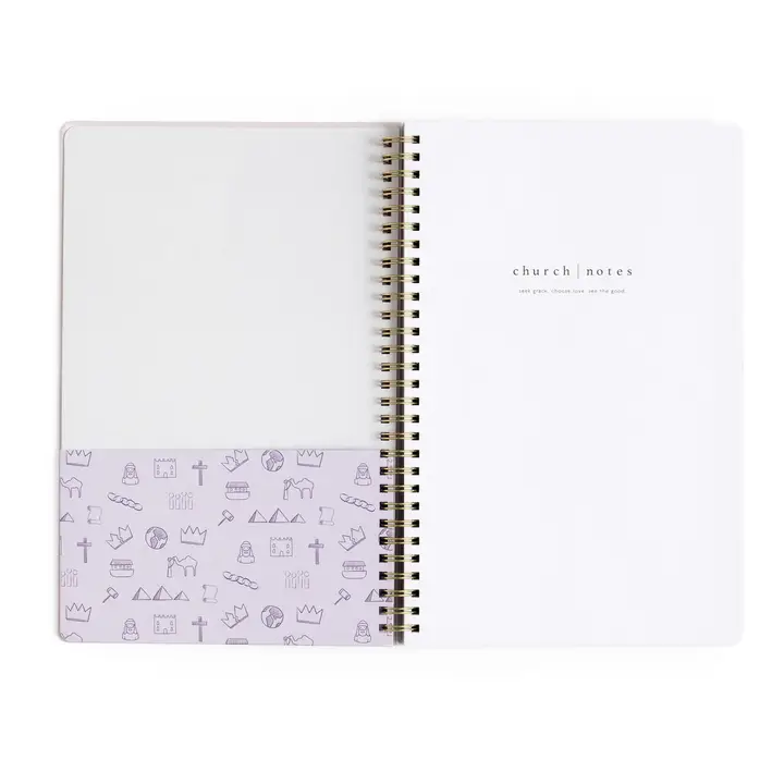 Lilac Church Notes Bible Reference Notebook