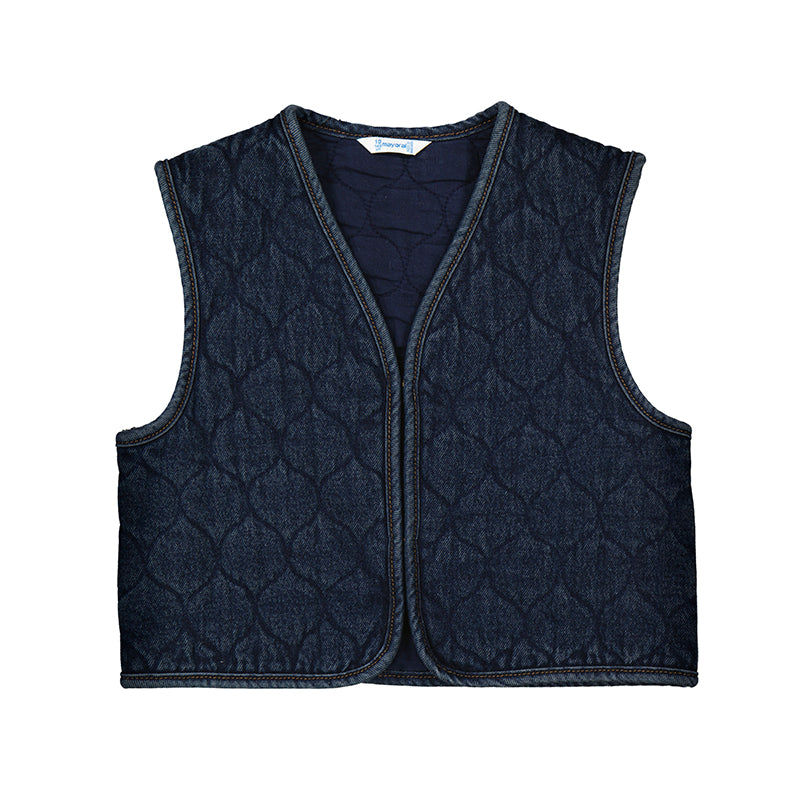 Denim Padded Vest