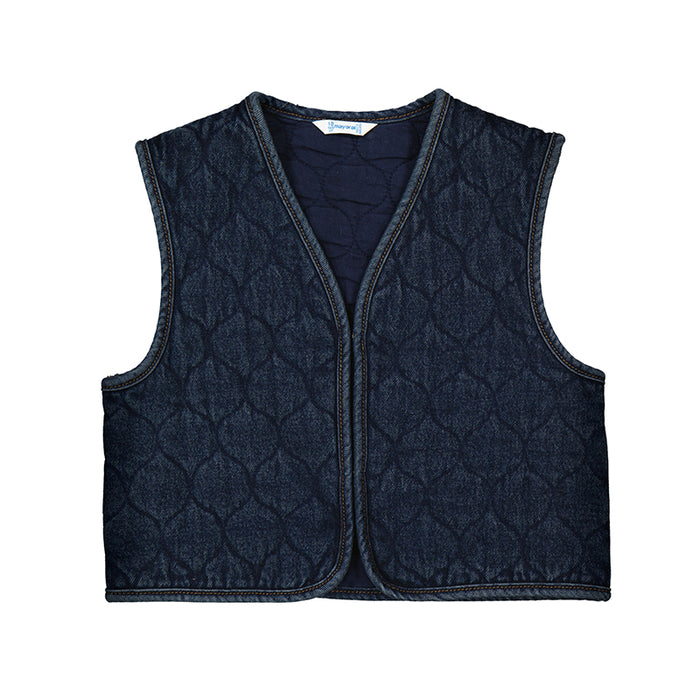 Denim Padded Vest