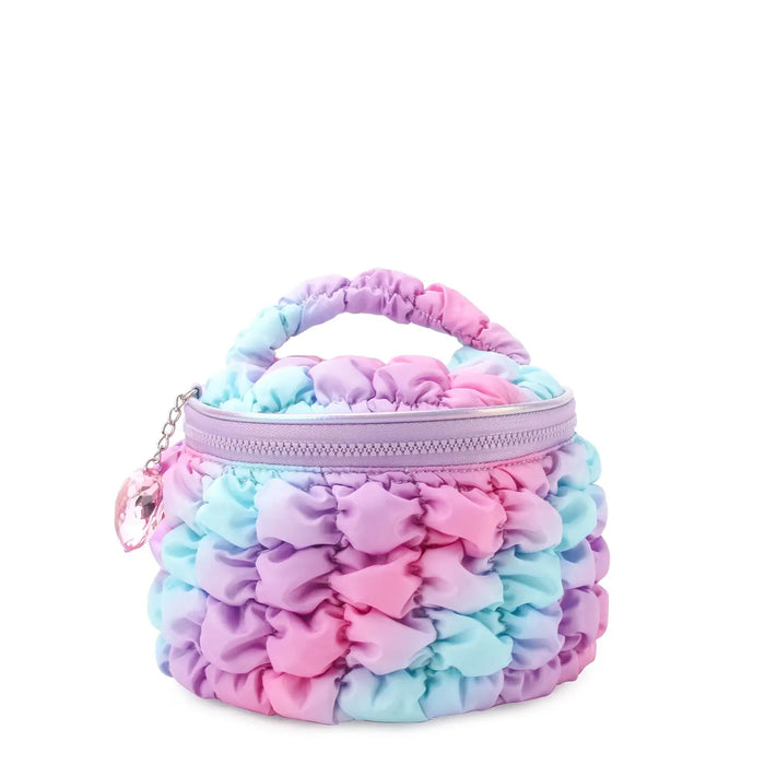 Quilted Ombré  Bag with Heart Charm