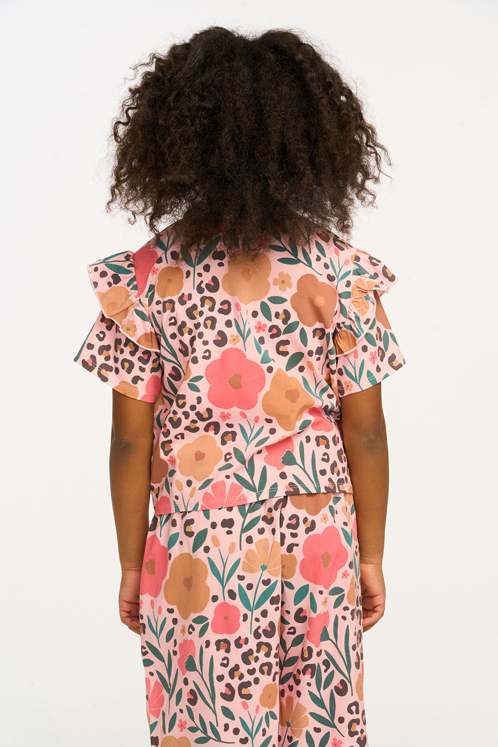 Anise Leopard Floral Top