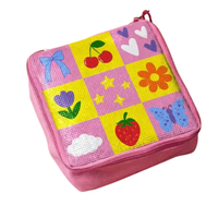 Needlepoint Half Stitch Craft Pouch Bag Kit