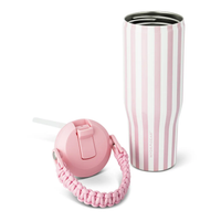 30 Oz Vault 3D Pink Stripe Water Bottle