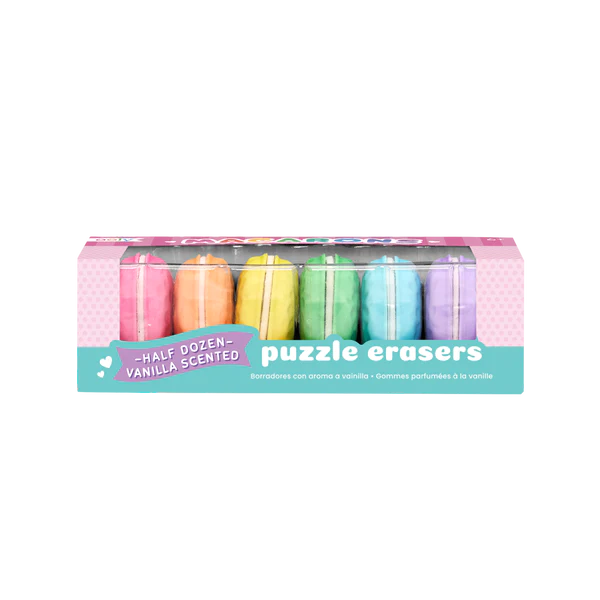 Macaron Scented Erasers - Set of 6