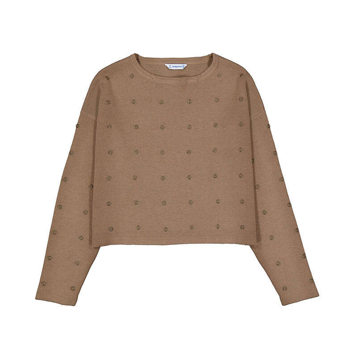 Heat-Set Stud Sweater
