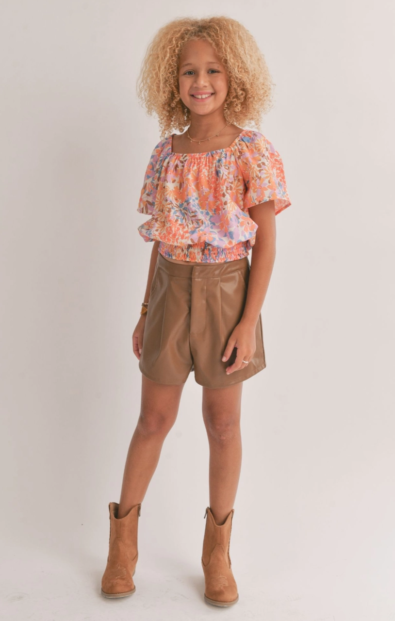 Moonscapes Square Neck Top