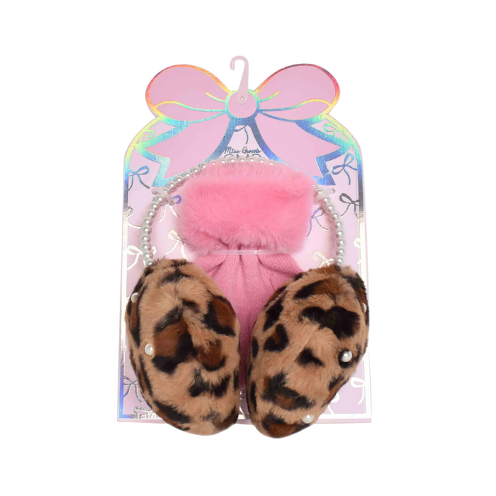 Pearl Headband Ear Muff & Glove Set