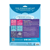 Scratch & Shine: Foil Scratch Art Kit
