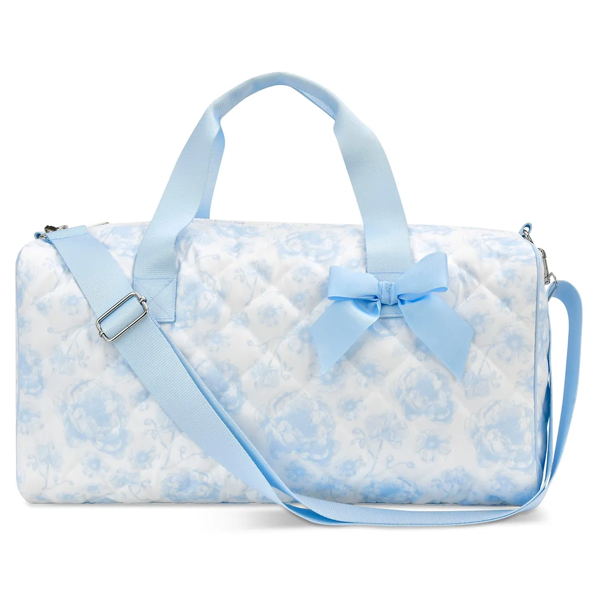 Beautiful Blue Toile Duffel Bag