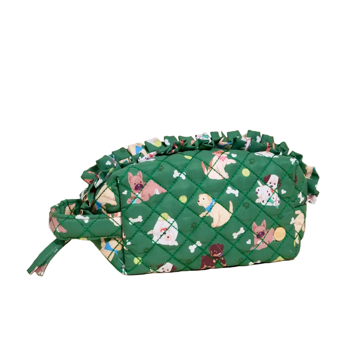 Essentials Quilted Cosmetic Pouch
