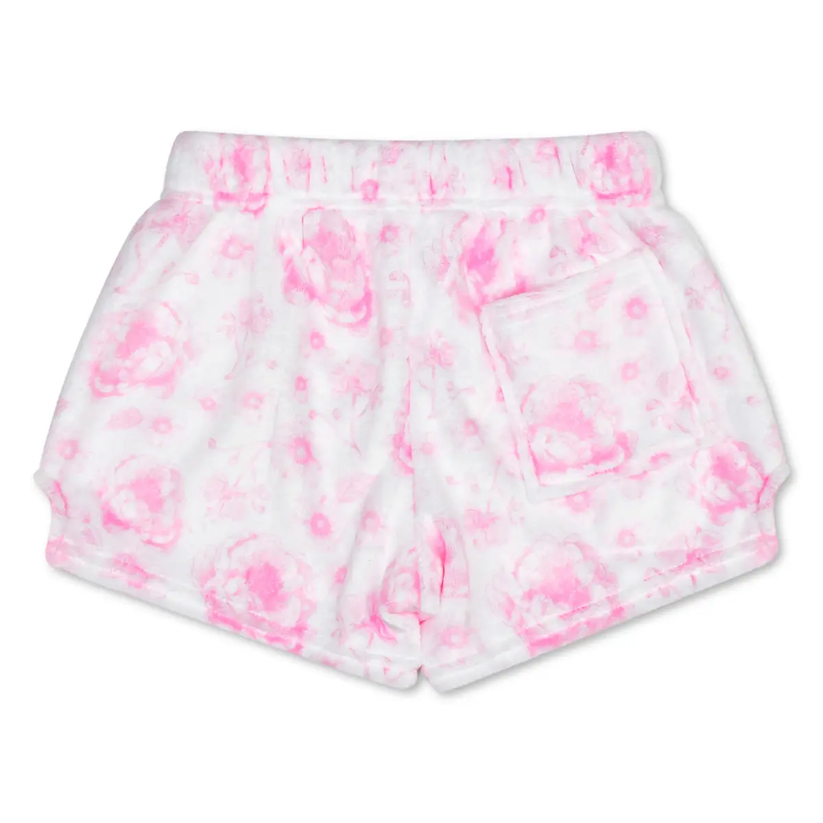 Pretty Pink Toile Plush Shorts