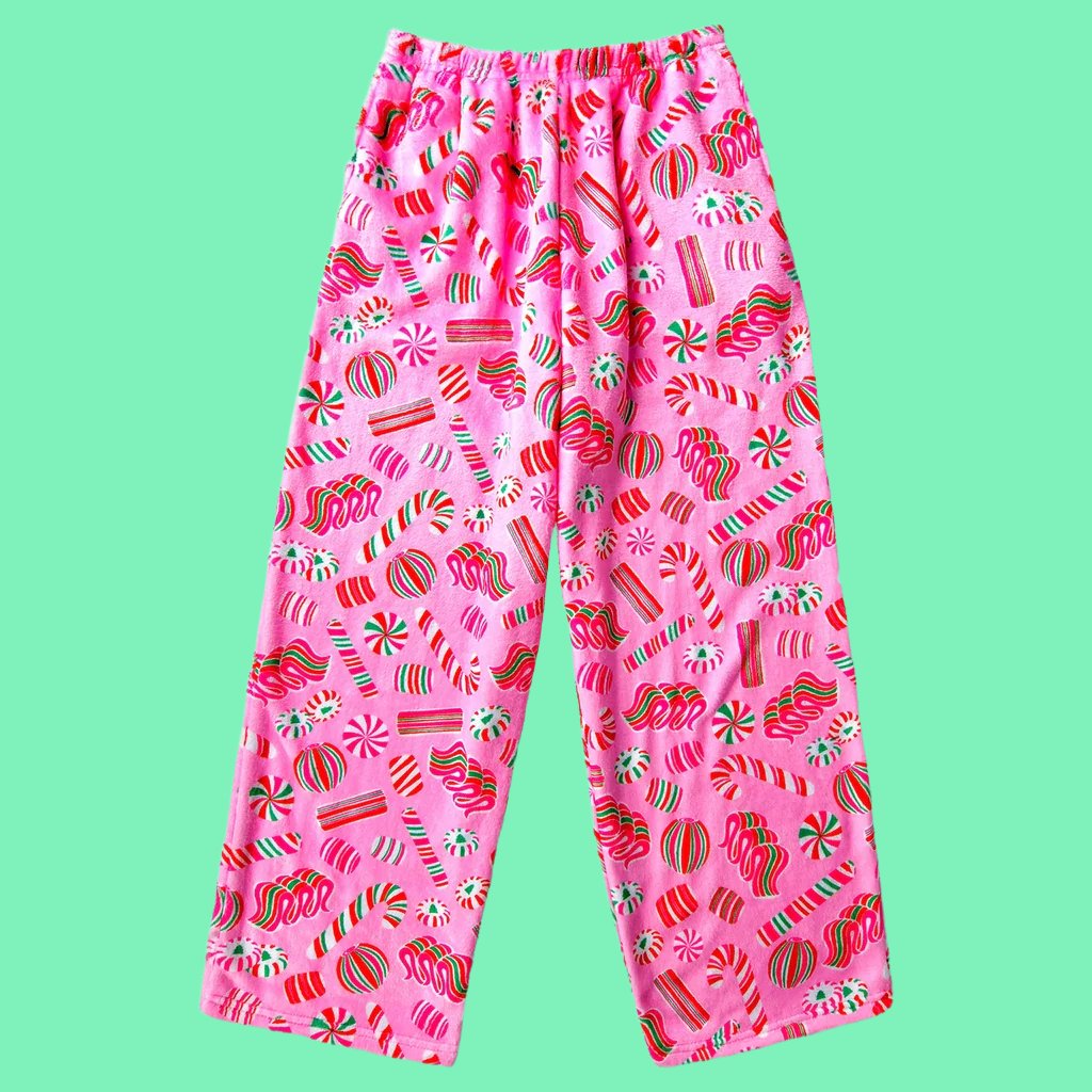 Pretty Peppermint Plush Pants