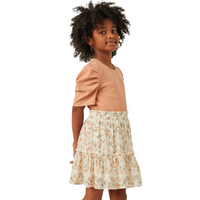 Rib Puff Short Sleeve Top