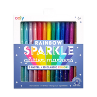 Rainbow Sparkle: Glitter Markers (15)