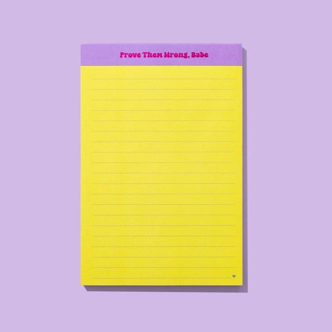 List Pad - "Prove Them Wrong"