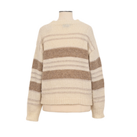 Girls Knitted Stripes Sweater