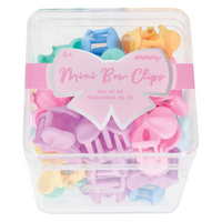 Mini Bows Hair Clip Set