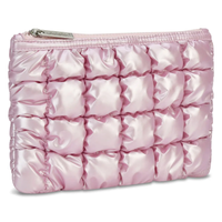 Icy Rose Puffer Pouch