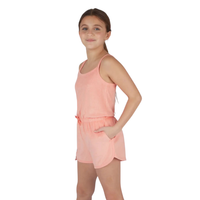 Towel Terry Tie Waist Romper