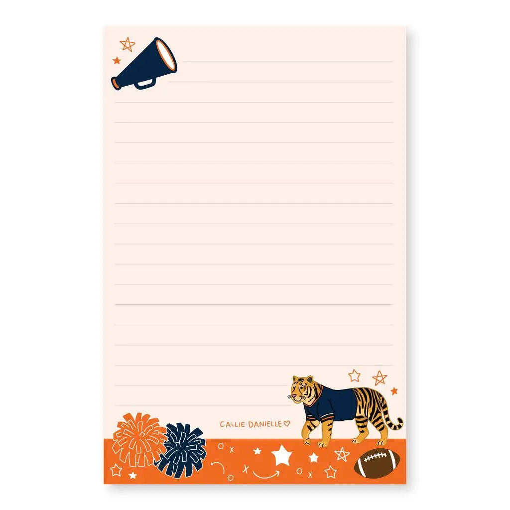 Auburn Football Game Day Notepad