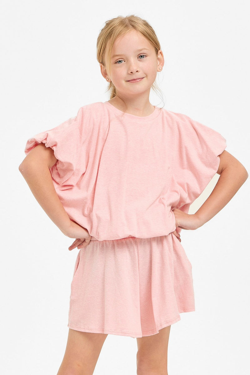 Cotton Slub Bubble Top