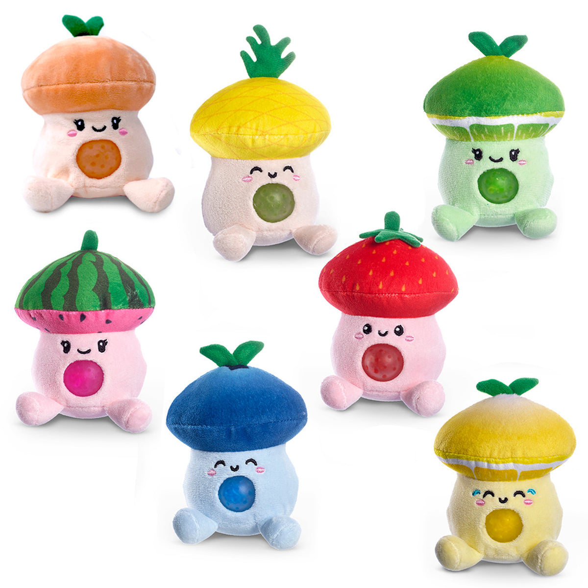 Mushroom Fruit Mashup-Beadie Buddies Squishy Toy