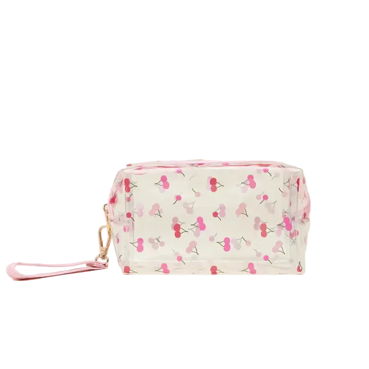 Clear Cosmetic Bag with Wrist Strap