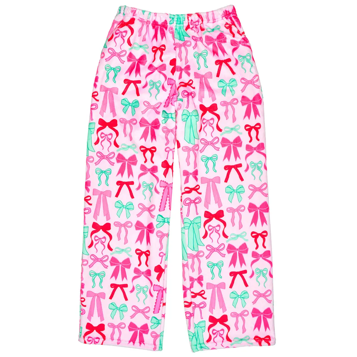 Merry Bows Plush Pants