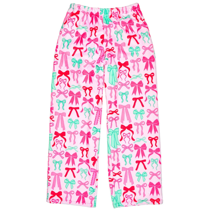 Merry Bows Plush Pants