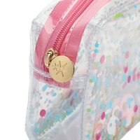 Clear Vinyl Confetti Pouch