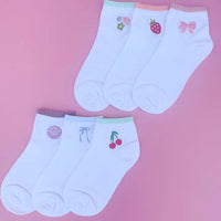 Embroidered Ankle Socks