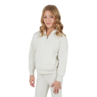 Confetti Terry Brushed Half Zip Pullover