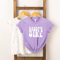 Daddy's Girl Wavy Short Sleeve Crew Neck