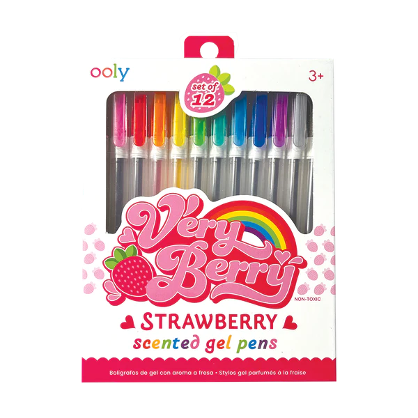 Very Berry Scented Gel Pens  - Set of 12