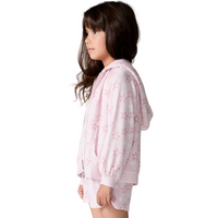 Bows And Stars Zip Up Hoodie