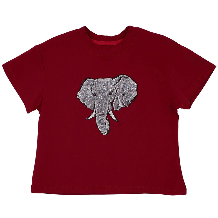 Gameday Sequin Elephant Tee