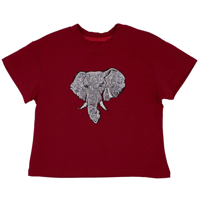Gameday Sequin Elephant Tee