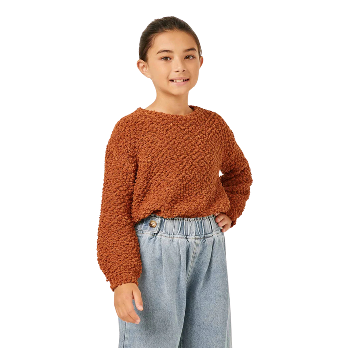 Popcorn Knit Sweater