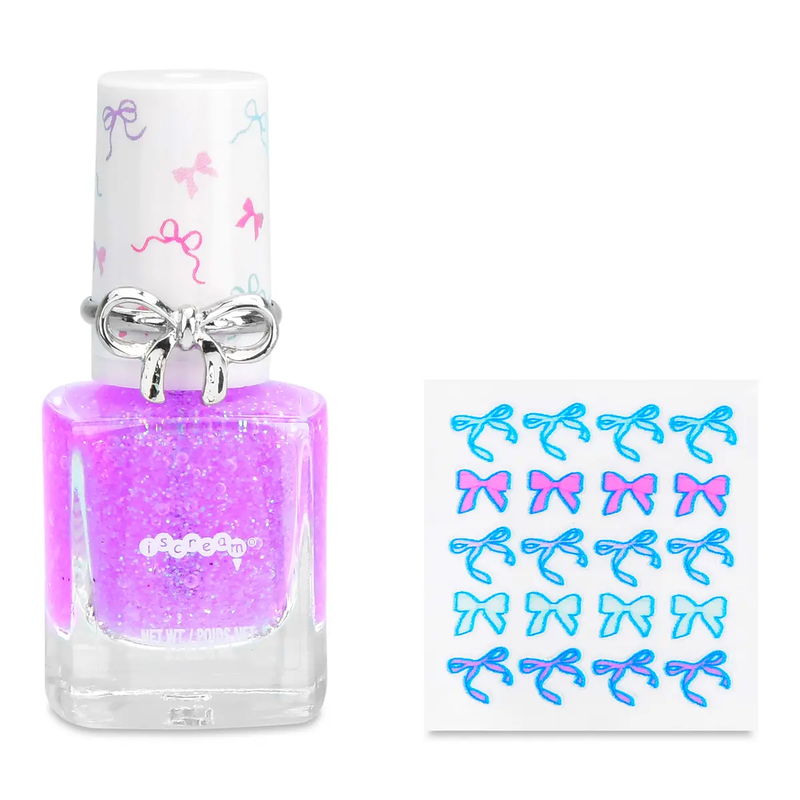 Fancy Bows Nail Polish Ring Set
