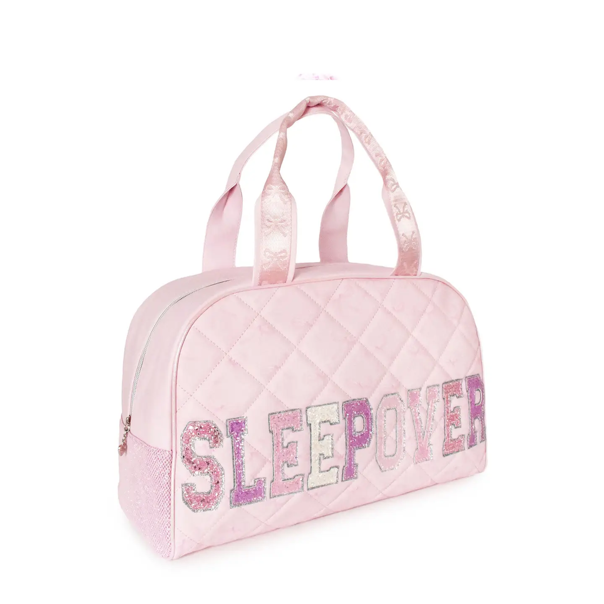 Sleepover Quilted Bow Print Medium Duffle Bag