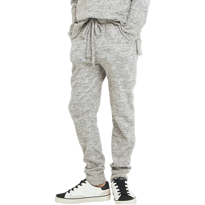 Two Tone Knit Loungewear Sweatpants