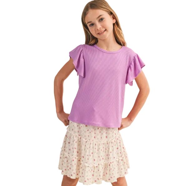 Girls Short Sleeve Top