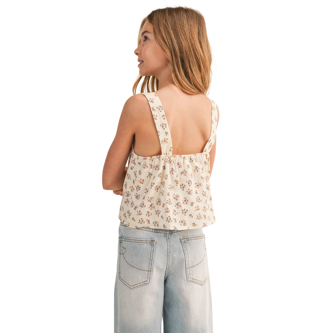 Bow Front Sleeveless Top