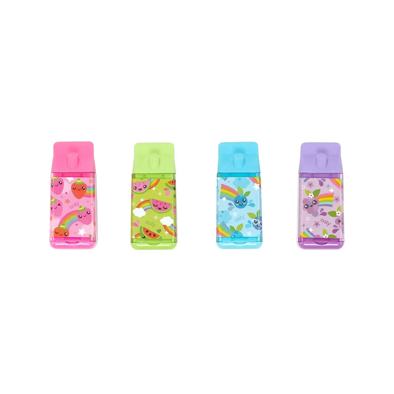 Lil' Juicy Box Scented Erasers + Sharpeners