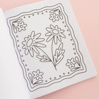 Bows & Blooms Coloring Book